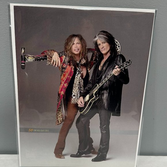 OS Other - Aerosmith -Joe Perry & Steven Tyler - Music Print Ad Photo Ad - 2012